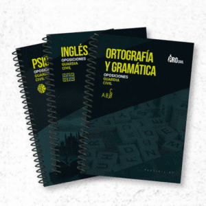 Pack psicotécnicos, inglés y ortografía y gramática de la academia de oposición ProCivil